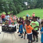 children outside playing